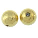 Acier inoxydable perles à écraser, Acier inoxydable 304, Rond, Placage, plus de couleurs à choisir, 4mm Environ 1.5mm Vendu par sac