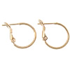 Brass Lever Back Earring Component, plated 0.7mm 