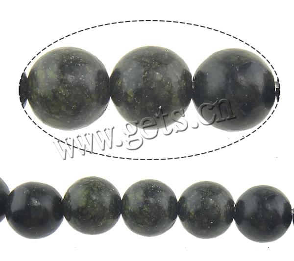 Russian Serpentine Beads, Round, more sizes for choice, Hole:Approx 0.5-2mm, Length:15 Inch, Sold By Strand