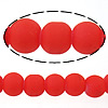 Perlas de vidrio recubierto de goma, Esférico, más colores para la opción, 10mm, longitud:aproximado 31.5 Inch, aproximado 76PCs/Sarta, Vendido por Sarta