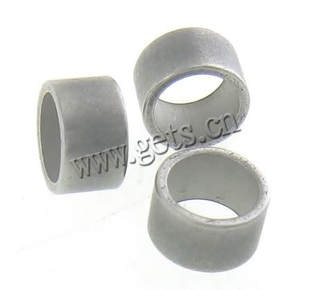 Stainless Steel Tube Beads, original color, 4x3mm, Hole:Approx 4mm, Sold By PC