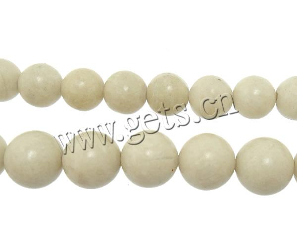 Marble Beads, Natural Marble, Round, more sizes for choice, Hole:Approx 1mm, Length:Approx 15 Inch, Sold By Strand
