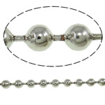 Iron Ball Chain, plated nickel free, 3.2mm 