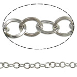 Железная цепочка овальной формы, Железо, Другое покрытие, Много цветов для выбора, не содержит никель 50м/Strand, продается Strand
