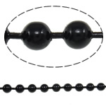Iron Ball Chain, electrophoresis nickel, lead & cadmium free, 3.2mm 