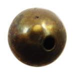 Messing glatt Perlen, rund, plattiert, keine, 3mm, Bohrung:ca. 1.2mm, 40000PCs/Tasche, verkauft von Tasche