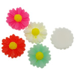 Cabujón de flor de resina, color sólido, más colores para la opción, 11x4.5mm, Vendido por UD