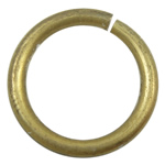 Messing öffnen Sprung Ring, Kreisring, plattiert, keine, 13x1.5mm, Bohrung:ca. 10mm, verkauft von kg