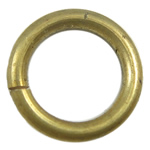 Saw Cut Brass Closed Jump Ring, Donut, plated Approx 5.5mm 