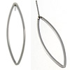 Гвоздик для сережки из нержавеющей стали, нержавеющая сталь, Лошадиный глаз, оригинальный цвет 0.5mm, отверстие:Приблизительно продается Пара