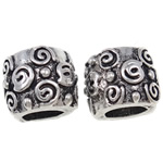 Zinc Alloy European Beads, Drum, plated, without troll nickel, lead & cadmium free Approx 5.5mm 