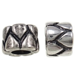 Zinc Alloy European Beads, Drum, plated nickel, lead & cadmium free Approx 4.8mm 