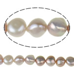 Perles nacres baroques de culture d'eau douce , perle d'eau douce cultivée, naturel, violet, Niveau AA, 8-9mm Environ 0.8mm .5 pouce, Vendu par brin