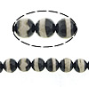 Natural Two Tone Agate Beads, Round, Customized & faceted Approx 1.5mm Approx 15 Inch 