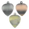 Iron Slice Pendants, Leaf, plated Approx 2mm 