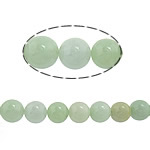 Jade Birma Perle, Burma Jade, rund, 10mm, Bohrung:ca. 1mm, Länge:ca. 15 ZollInch, ca. 37PCs/Strang, verkauft von Strang