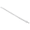 Iron Extender Chain, plated nickel, lead & cadmium free 100mm 