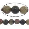 Natural Tourmaline Beads, Round, October Birthstone, 10mm Approx 15 Inch, Approx 