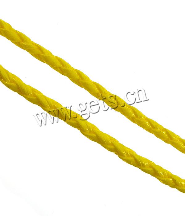 PU Cord, PU Leder, handgemacht, binden & Weitere Größen für Wahl, gelb, 100WerftenHof/Menge, verkauft von Menge