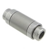 Runder Edelstahl Magnetverschluss, Rohr, plattiert, Kundenindividuell, keine, 9x24mm, Bohrung:ca. 4.2mm, verkauft von PC