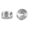 Résultats de bijoux en acier inoxydable, Acier inoxydable 304, rondelle, couleur originale 2.2mm Environ 1mm, Vendu par PC