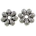Perles intercalaires en alliage de zinc, fleur, Placage, plus de couleurs à choisir, protéger l'environnement, sans nickel, plomb et cadmium Environ 2mm Vendu par sac