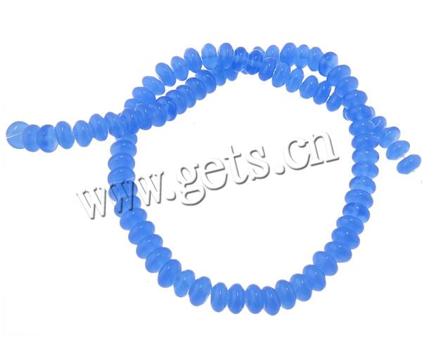 Glass Gemstone Beads, Rondelle, more sizes for choice, Hole:Approx 1.5mm, Length:Approx 15 Inch, Sold By Strand