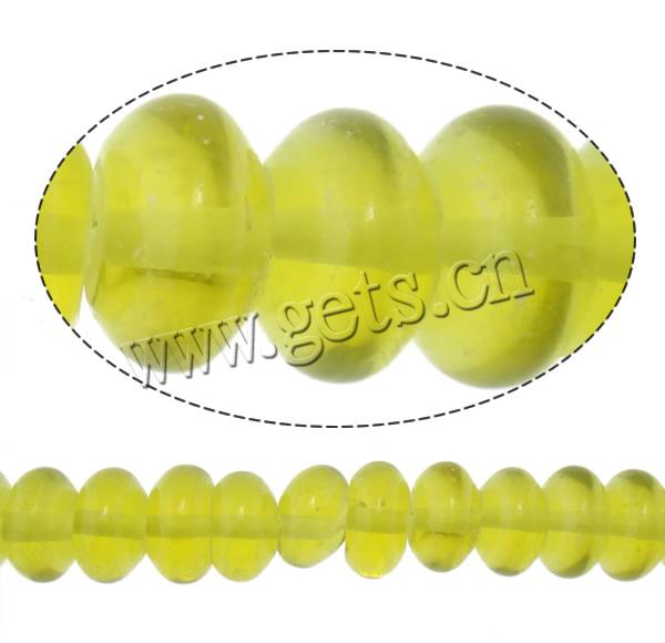 Glass Gemstone Beads, Rondelle, more sizes for choice, Hole:Approx 1.5mm, Length:Approx 15 Inch, Sold By Strand