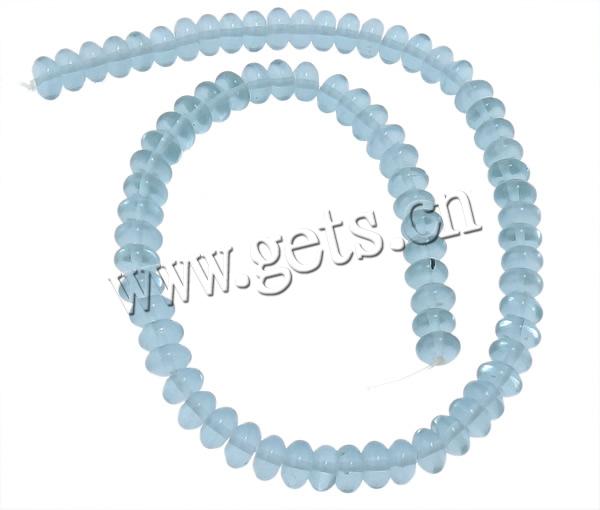 Aquamarine Beads, Rondelle, March Birthstone & more sizes for choice, Hole:Approx 1.5mm, Length:Approx 15 Inch, Sold By Strand