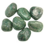 composant de pendentif en gemme, quartz vert, 25-66mm, Vendu par kg