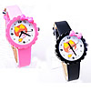 Women Wrist Watch, Zinc Alloy, with PU Leather & Glass, stoving varnish, cartoon pattern & with butterfly specimens & for woman & with rhinestone 32mm, 12mm Approx 7.8 Inch 