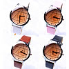 Women Wrist Watch, Zinc Alloy, with PU Leather & Glass, platinum color plated 40mm, 17mm Approx 9.2 Inch 