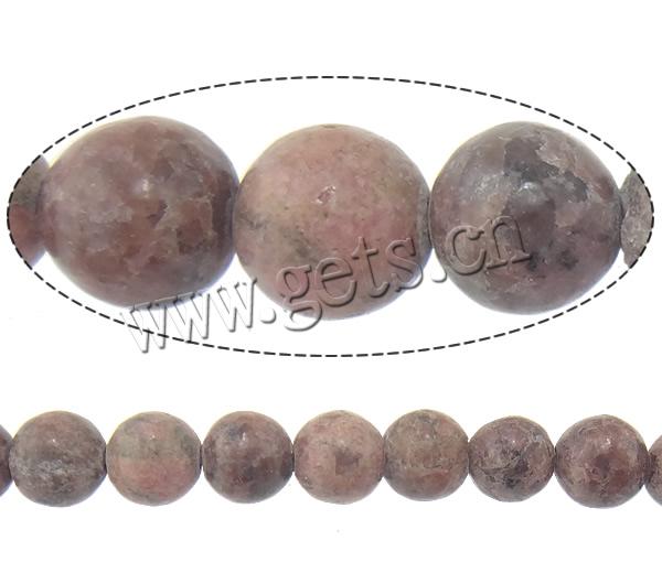 Perles rhodonites, rhodonite, Rond, multiple tailles pour le choix, Trou:Environ 2mm, Longueur:Environ 15 pouce, Vendu par brin