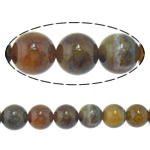 Perles agate veines de dragon naturelles, Rond, multiple tailles pour le choix Environ 2.2mm Environ 15.3 pouce, Vendu par brin