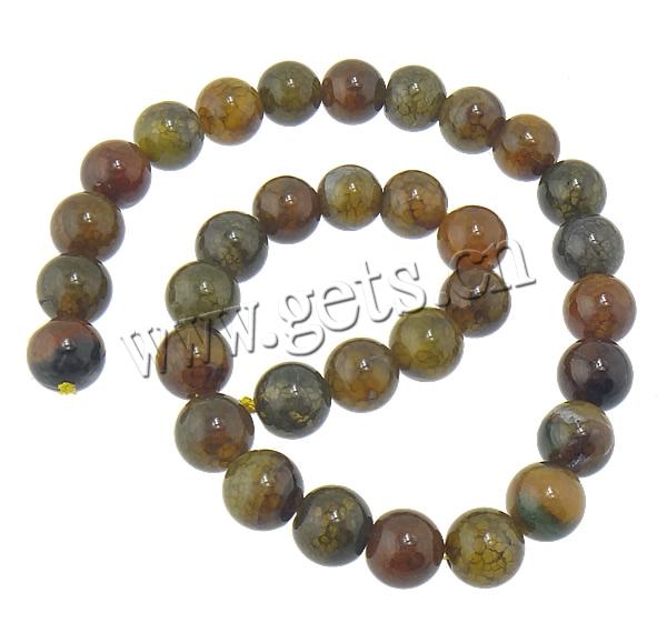Natural Dragon Veins Agate Beads, Round, more sizes for choice, Hole:Approx 2.2mm, Length:Approx 15.3 Inch, Sold By Strand