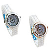 Women Wrist Watch, Zinc Alloy, with Glass, Japanese movement, plated, for woman & with rhinestone 33mm, 15mm Approx 8.8 Inch 