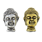 DIY buddhistische Perlen, Zinklegierung, Buddha, plattiert, keine, frei von Nickel, Blei & Kadmium, 9x13x9mm, Bohrung:ca. 2mm, verkauft von PC