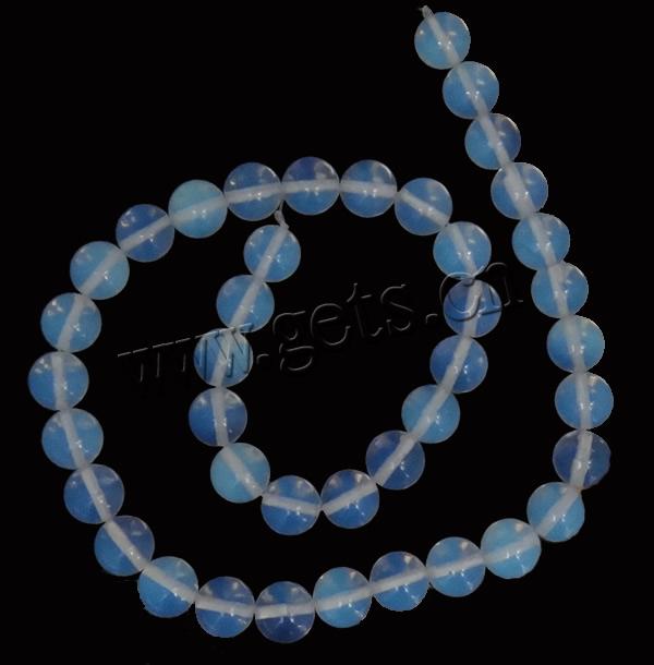Sea Opal Jewelry Beads, Round, synthetic, more sizes for choice, Hole:Approx 1.5mm, Length:Approx 14.5 Inch, Sold By Strand