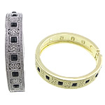 Fashion bracelet en alliage Zinc, alliage de zinc, Placage, avec strass, plus de couleurs à choisir, 14mm, 61mm Environ 7.5 pouce, Vendu par PC
