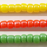 Round Japanese Seed Beads, Стеклянный, Круглая, Блестящий, ровный цвет, Много цветов для выбора, класса AAA отверстие:Приблизительно 1mm, Приблизительно 44000ПК/сумка, продается сумка