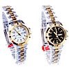 Women Wrist Watch, Zinc Alloy, with Glass, plated, with double calendar & for woman & waterproof 27mm, 13mm Approx 7.8 Inch 