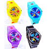 Women Wrist Watch, Plastic, with Organic Glass & Silicone, with star pattern & with round spot pattern 40mm, 20mm Approx 9 Inch 