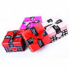 Karton Uhrenschatulle, mit Satinband, Quadrat, gemischte Farben, 90x90x58mm, 100PCs/Tasche, verkauft von Tasche