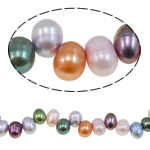 Rice Cultured Freshwater Pearl Beads, natural, multi-colored, Grade A, 6-7mm Approx 0.8mm .0 Inch 