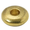 Brass Jewelry Beads, Rondelle, plated Approx 2mm 