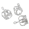 Sterling Silver Pendants, 925 Sterling Silver, Crown, plated Approx 2mm 
