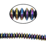 Perles hématite magnétique, rondelle, couleurs mélangées pouce, Environ Vendu par brin