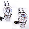 Women Wrist Watch, Zinc Alloy, with Porcelain & Glass, platinum color plated, for woman 25mm, 14mm Approx 7.8 Inch 