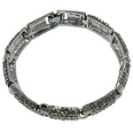 Zinc Alloy Rhinestone Bracelets, with rhinestone, nickel, lead & cadmium free Inch 