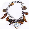 Fashion Watch Bracelet, Zinc Alloy, with Glass, plated, twist oval chain, 21mm Approx 8 Inch 